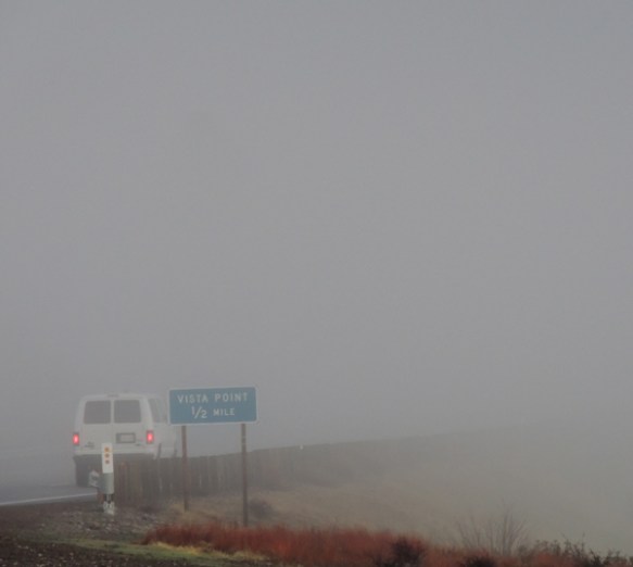 Vista Point Vista point, fog, oddity