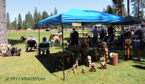 Lumberjack Fiesta, logging sports, timber sports, lumberjack sport, picnic, Americana, McCloud, watermelon eating contest, horseshoes, softball, Red Tail Publishing, chainsaw art