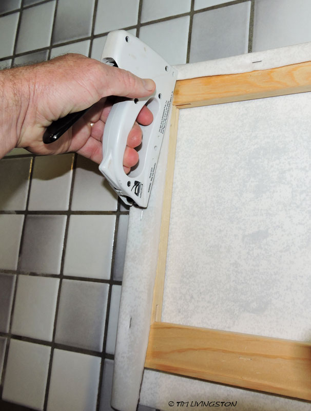 stretching watercolour