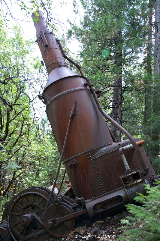 steam donkey, steam yarder